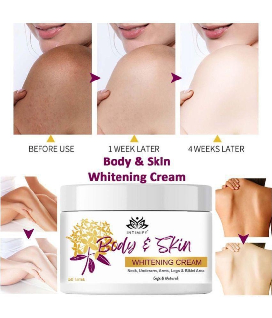 Intimify Body whitening cream, white face cream, skin brightening cream, skin shine, goree cream, underarm whitening cream (50 gms)