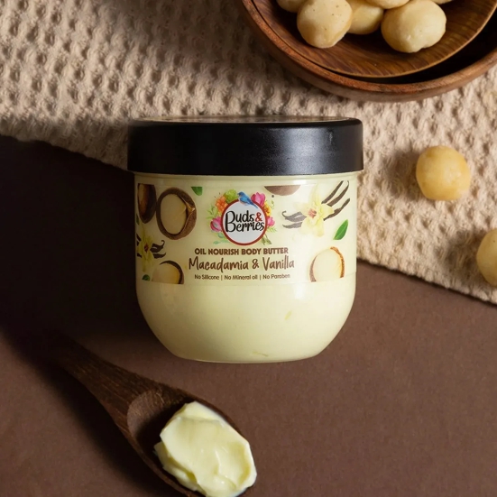 Buds&Berries Oil Nourish Macadamia & Vanilla Body Butter (200 ml)