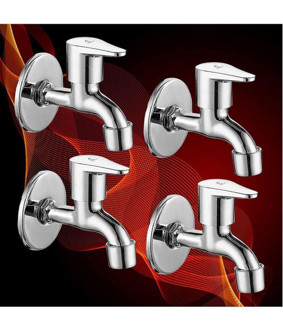 Cossimo Stainless Steel Torrent Bib Cock Tap (Set of 4) Brass Bathroom Tap (Bib Cock)