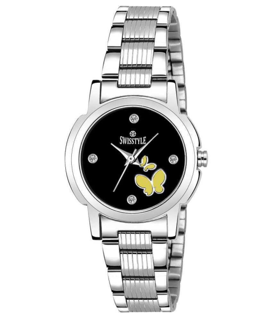 Swisstyle Stainless Steel Round Womens Watch