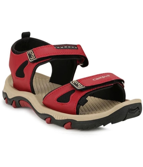 Campus - Red Mens Sandals - None