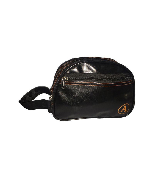 Apnav Black P.U. Multipurpose Pouch