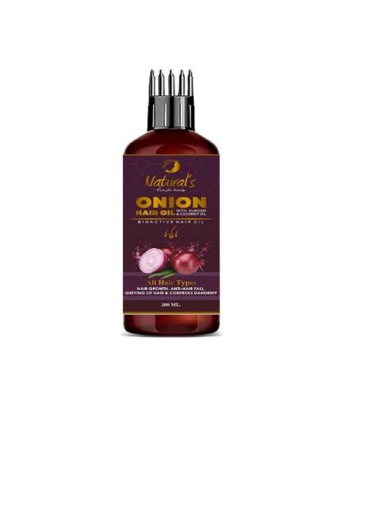 Naturals Care Onion Hair Oil - Healthy & Lustrous Hair (200 ml)