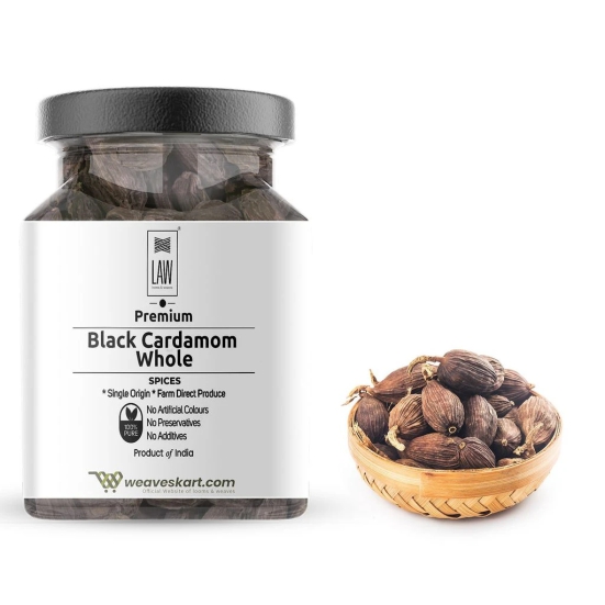 Premium Black Cardamom/Cardamom Large – 100 gm (Single Origin, Farm Direct Produce, Organically Grown & Made in small batches)