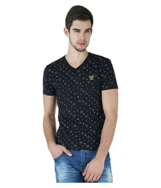 Vimal Jonney Black Half Sleeve T-Shirt - XL