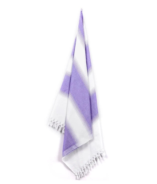 Sathiyas Single Cotton Bath Towel - Purple