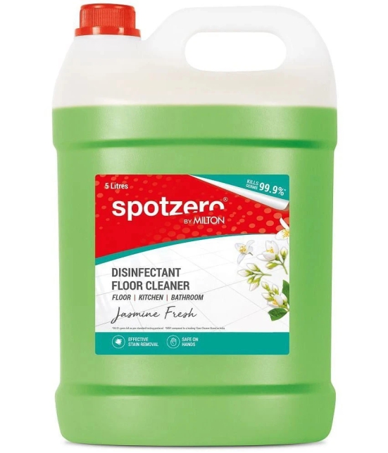 Spotzero By Milton Disinfectant Floor Cleaner, 5 Litres, Jasmine | Surface Cleaner | Stain Removal