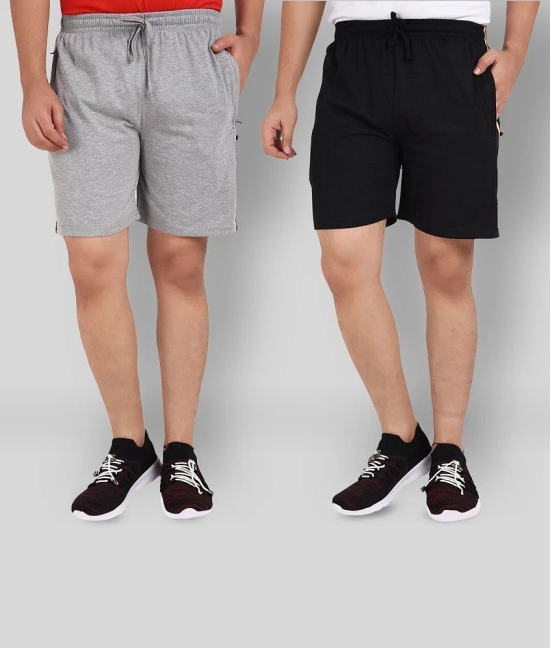 Neo Garments - Multi Cotton Mens Shorts ( Pack of 2 ) - None