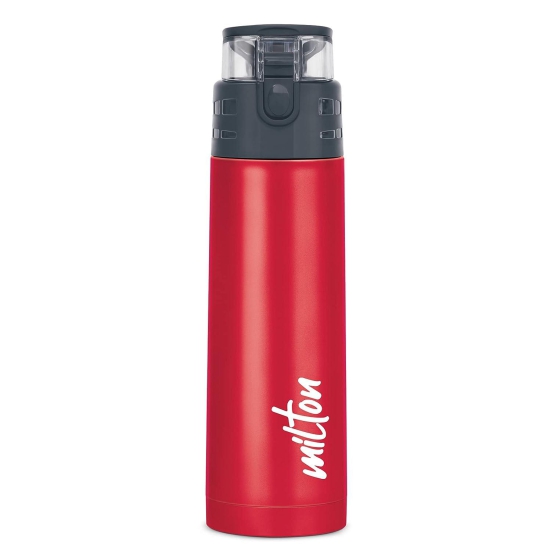 Milton Atlantis 600 Thermosteel Insulated Water Bottle 500 Ml (Red)