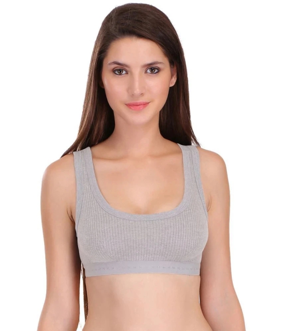 Selfcare Cotton Blend Topwear - Grey Single - M