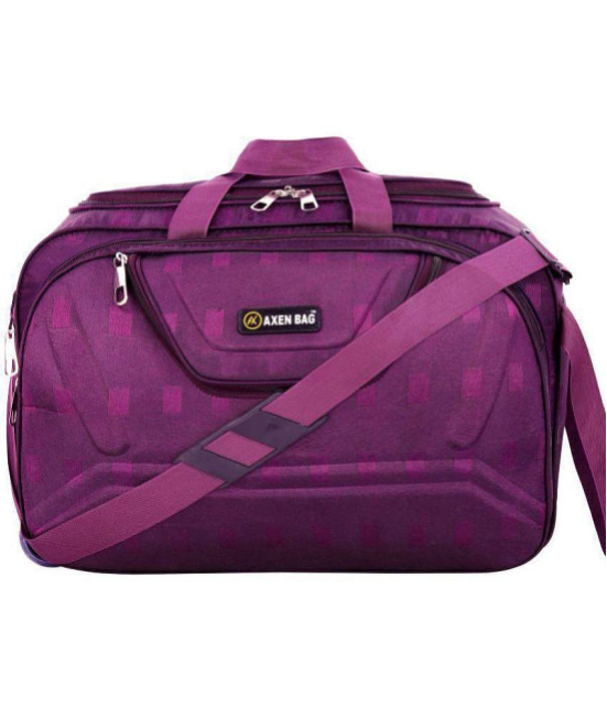 AXEN BAGS - Purple Polyester Duffle Trolley - Onesize