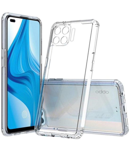 Case Vault Covers - Transparent Silicon Silicon Soft cases Compatible For Oppo F17 ( Pack of 1 ) - Transparent