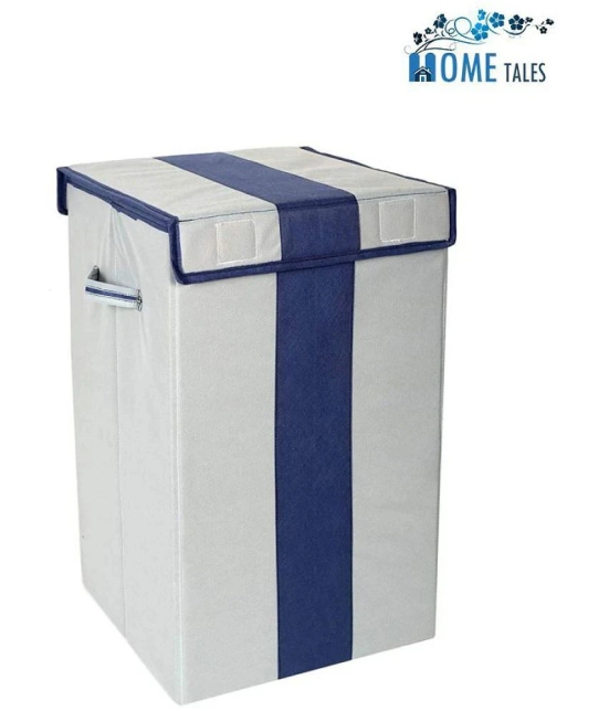 SH. NASIMA - Grey Laundry Bag - Blue