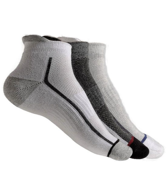 Texlon - Multicolor Terry Men's Low Cut Socks ( Pack of 3 ) - Multicolor