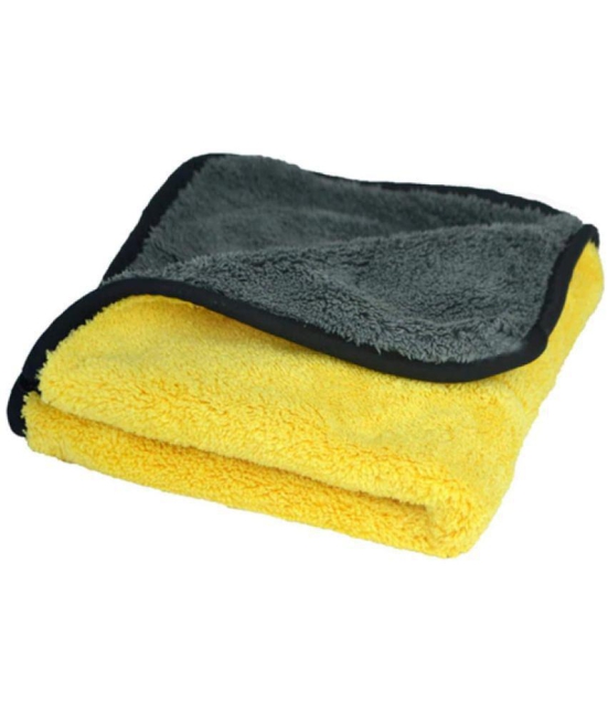 HOMETALES - Multicolor 600 GSM Microfiber Cloth For Automobile ( Pack of 1 )