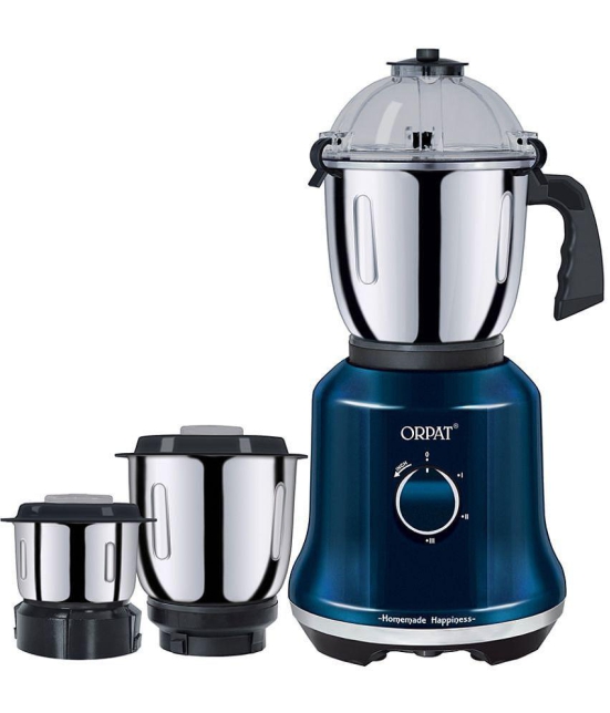 Orpat Mixer Kitchen Bot 1200 Watt 3 Jar Juicer Mixer Grinder