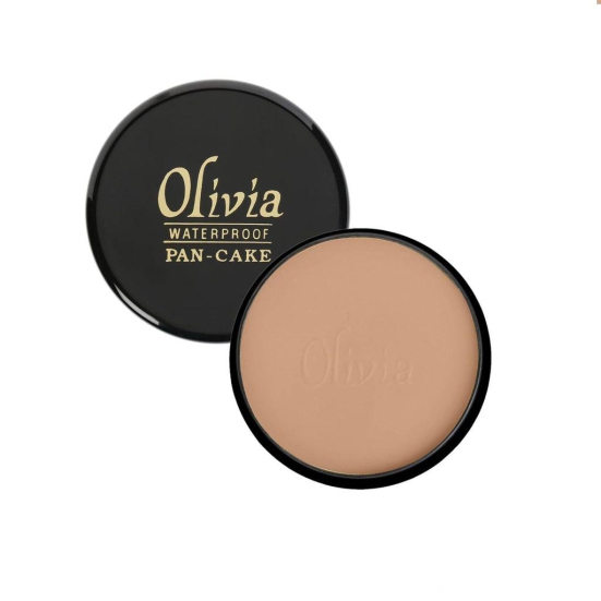 Buy 1 Get 1 Free! Olivia Waterproof Natural Honey Makeup Cream Concealer Pan Cake -25g, Shade No.24