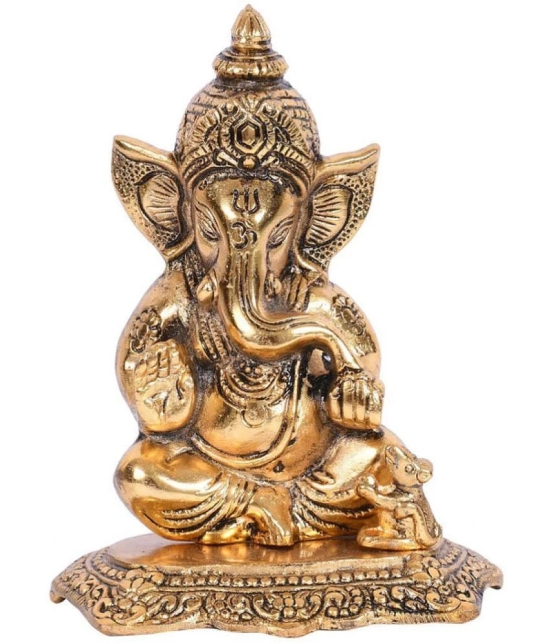 TINUMS Brass Lord Ganesha Idol ( 18 cm )