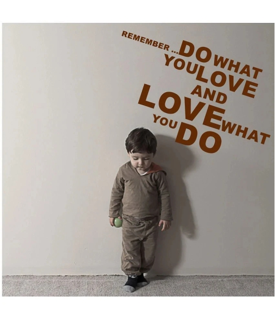 Decor Villa Do What U Love PVC Wall Stickers