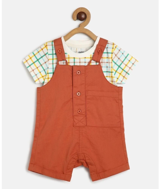 MINI KLUB Multi Cotton Baby Boy Dungaree Sets ( Pack of 1 ) - None