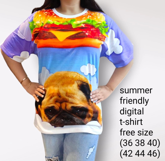 Katty 18 KOREAN FABRIC 3D-TSHIRTS FOR WOMEN