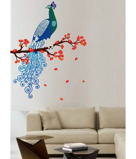 Decor Villa Pecock on the Branches Vinyl Wall Stickers