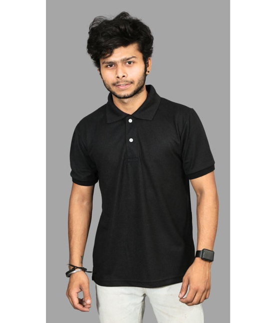 Forbro - Black Cotton Regular Fit Men's Sports Polo T-Shirt ( Pack of 1 ) - None