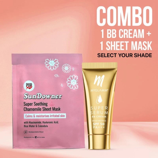 BB cream & Sheet Mask Combo