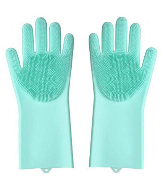 Metroplus Kitchenware Rubber Standard Size Cleaning Glove SILICONE HAND GLOVES