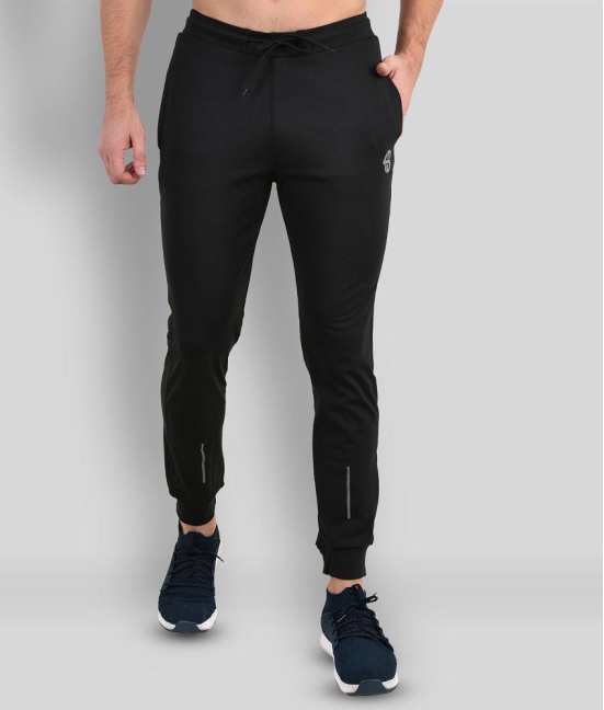 Forbro -  Black Polyester Men's Sports Joggers ( Pack of 1 ) - L