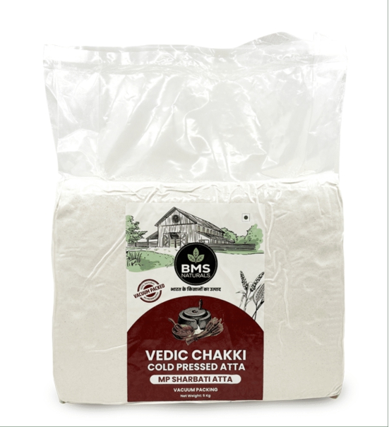 BMS NATURALS Sharbati Atta, 5 Kg