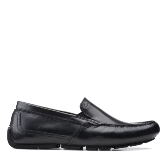 Markman Plain Black Leather