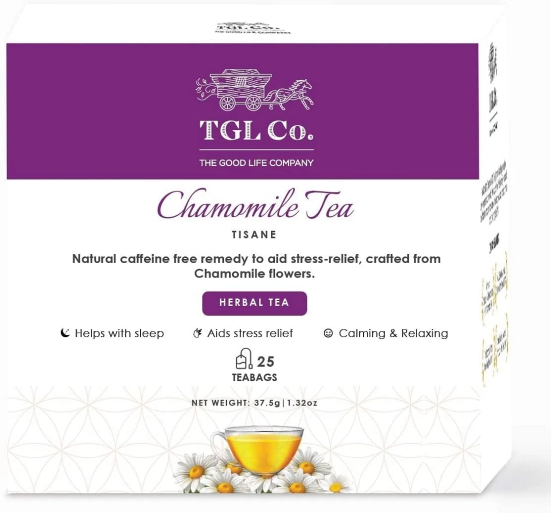 TGL Co. Chamomile Tea 25 Tea Bags Herbal Tea Dust Tea Bags-TGL Co. Chamomile Tea 25 Tea Bags |Herbal Tea (Dust Tea Bags)