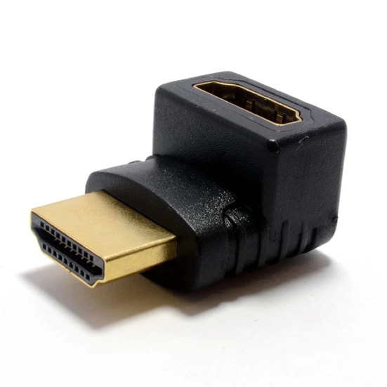 Lapster HDMI 90 Degree Connector Adapter  (L Shape) - 1 Piece