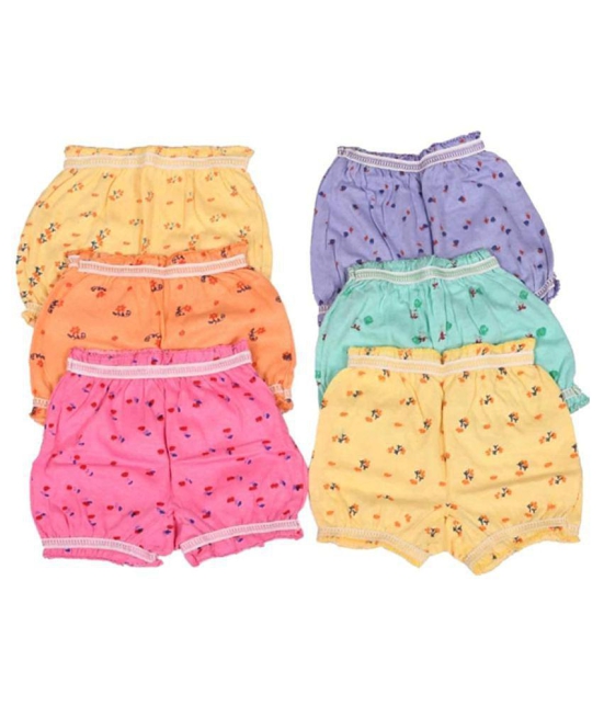 Penyan™ Kids Multicolor Bloomer ( Pack of 6 ) - None