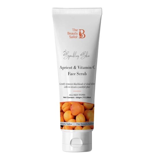 Apricot & Vitamin C Face Scrub for Glowing Skin - 100gm