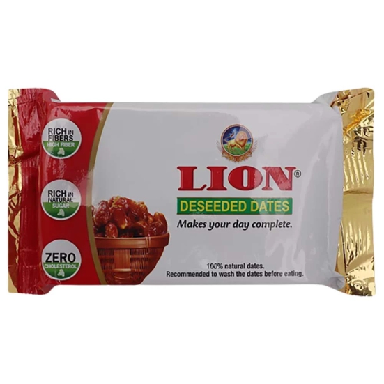 Lion Deseeded Wet Dates, 200 Gm