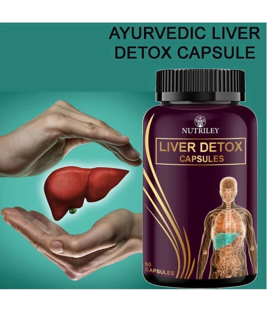 Nutriey Liver Detox Capsules, Helps In Fatty Liver & Daily Liver Detox, 60 Capsules