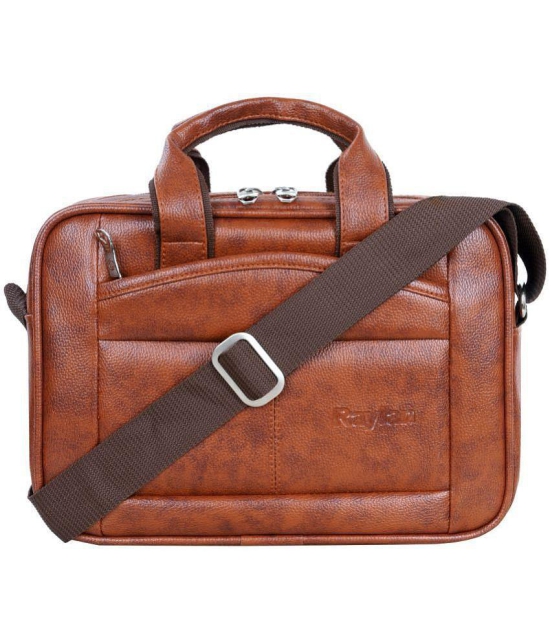 Raylan - Brown Textured Messenger Bag - Brown