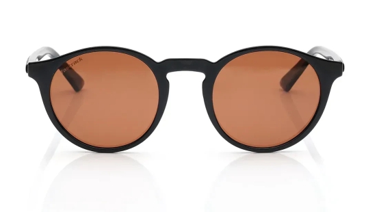 Brown Round Sunglasses for Unisex