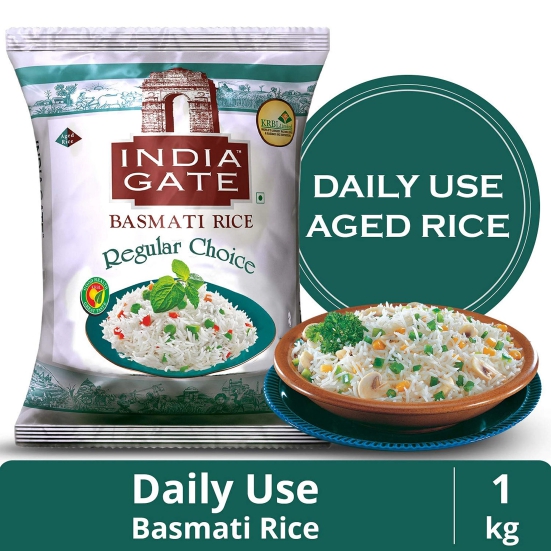 India Gate Basmati Regular, 1 Kg