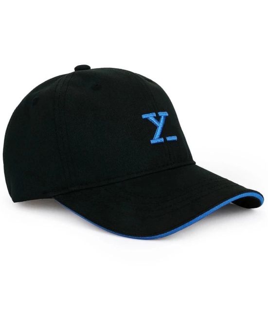 XYXX Black Cotton Mens Cap ( Pack of 1 ) - Black