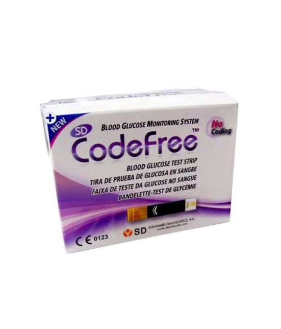 Sd Codefree Strips Pack Of 100 Expiry Jan 2024