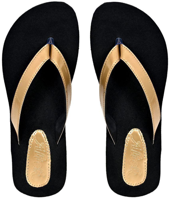 Altek - Gold Womens Flip Flop - None