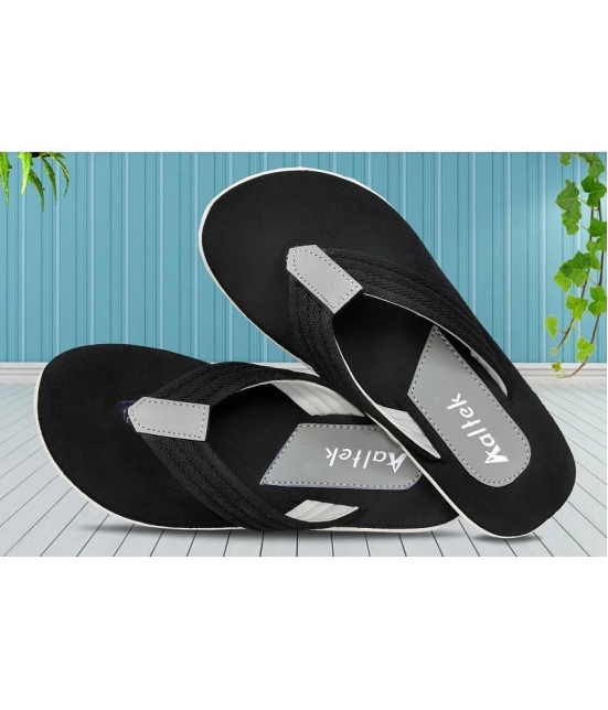 Altek - Black Mens Thong Flip Flop - None