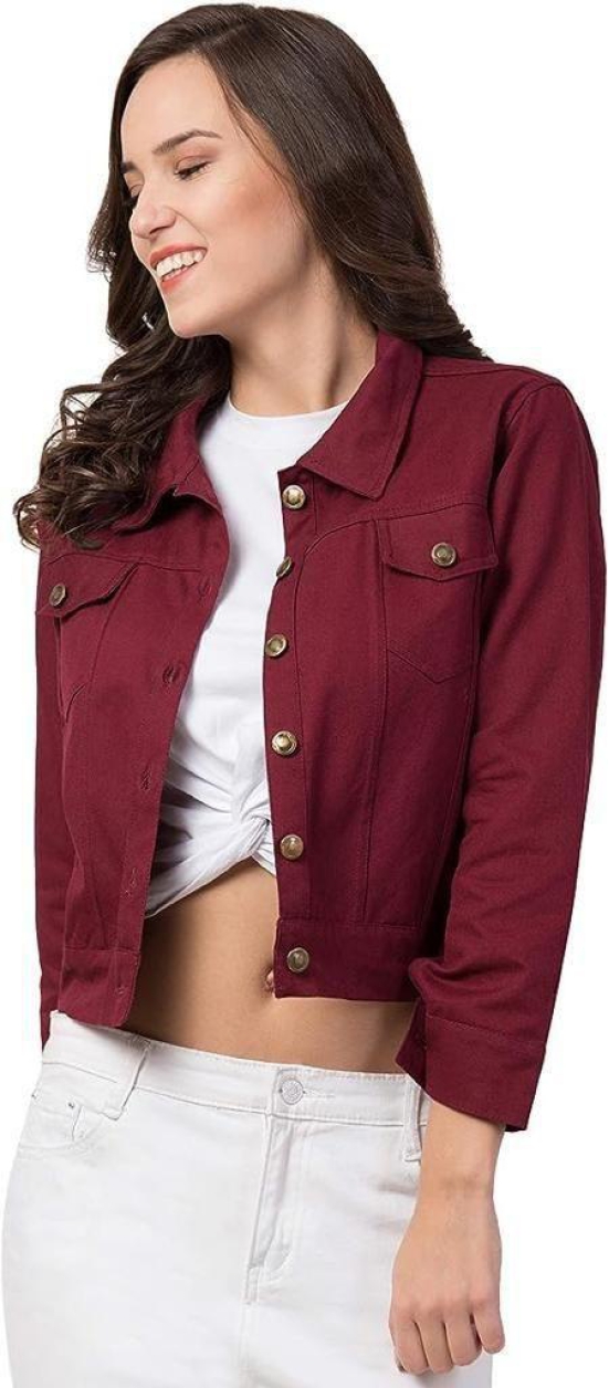 Women Denim Jackets For Winters-L