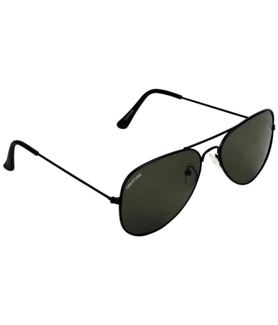 Creature - Black Pilot Sunglasses ( SUN-152 ) - Medium