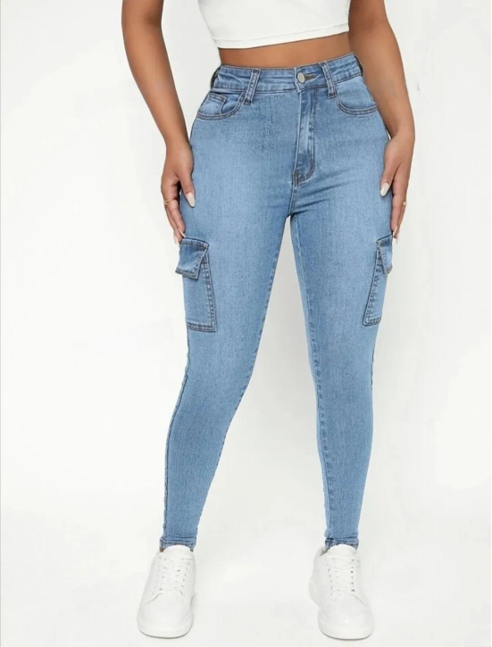 Women Six Pocket Skinny Jeans-30