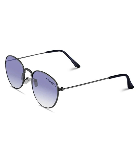 Laurels - Blue Oval Sunglasses ( Ls-Ryl-030202 ) - Medium