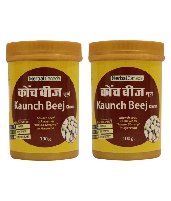 Herbal Canada Kaunch Bheej Powder (Churn) 100g Powder 100 gm Pack Of 2